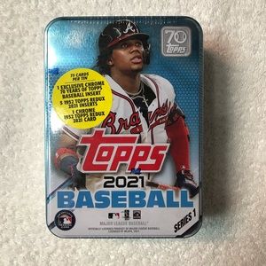 Topps Series 1 Baseball Collectible Tin Acuna Jr.
